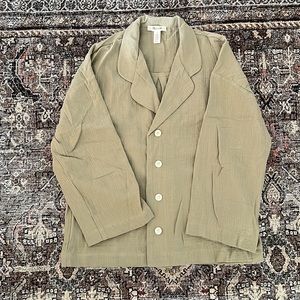 Madewell Double Gauze Button Pajama Top